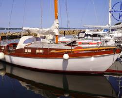 Thumbnail: Rathje Holzyacht - Meisterstück Baujahr 1963, 10.03 Meter lang, Zustand: gut - Klicken Sie für Details